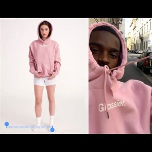 Glossier Original Pink Hoodie